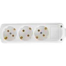 Almera 3lü 2mt Topraklı Priz (9230102)