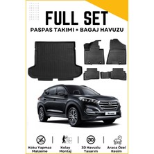 Hyundai Tucson 2015 Model Birebir Uyumlu Bagaj Havuzu+Paspas Seti