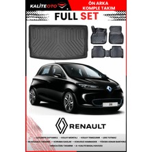Renault Zoe Elektrikli 2017 Model 4d Bagaj ve Pro Serisi Havuzlu Paspas Takımı