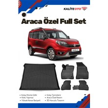 Fiat Doblo 2020 Model Yumuşak Paspas+Bagaj Havuzu Seti