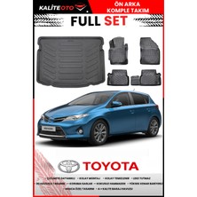 Toyota Auris 2013 Sonrası 4d Bagaj ve Pro Serisi Havuzlu Paspas Takımı