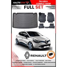 Renault Clio 4 2018 Model Bagaj Havuzu+Paspas Takımı Full Set+Hediyeli