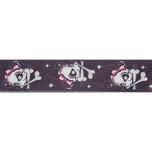 Planet Waves 50LT03 Miss Skull Dokuma Gitar Askısı 5 cm (Orta Seviye) | Miss Skull Grafik Tasarımı, 50MM Genişlik ve Sağlam Bağlantı Noktaları