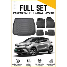 Toyota C-Hr 2016 Model Birebir Uyumlu Bagaj Havuzu+Paspas Seti