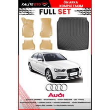Audi A4 B8 2014 Model 4d Bagaj ve Pro Serisi Havuzlu Bej Paspas Takımı