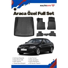 Bmw 3 Serisi E90 2011 Model Yumuşak Paspas+Bagaj Havuzu Seti