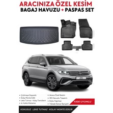 Volkswagen Tiguan All Space 7 Koltuk 2017 Model Bagaj Havuzu+Paspas Takımı Full Set+Hediyeli