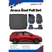 Renault Clio 4 2018 Model Sporttourer Yumuşak Paspas+Bagaj Havuzu Seti