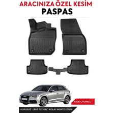 Audi A3 Hatchback 2016 Model Araca Özel Havuzlu Paspas Takım