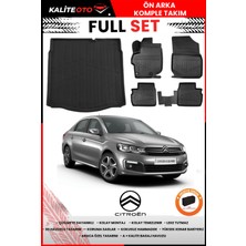 Citroen C-Elysee 2016 Model Bagaj Havuzu+Paspas Takımı Full Set+Hediyeli