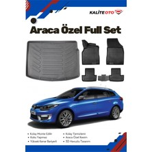 Renault Megane 3 Sport Tourer 2012-2013-2014-2015 Model Yumuşak Paspas+Bagaj Havuzu Seti