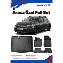 Dacia Sandero 2023 Model Yumuşak Paspas+Bagaj Havuzu Seti