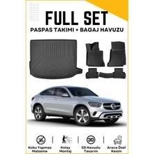Mercedes Glc Coupe 2019 Model Birebir Uyumlu Bagaj Havuzu+Paspas Seti