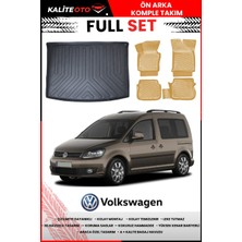 Volkswagen Caddy 2019 Model 4d Bagaj ve Pro Serisi Havuzlu Bej Paspas Takımı