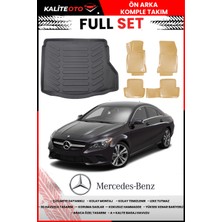 Mercedes Cla 2013-2019 4d Bagaj ve Pro Serisi Havuzlu Bej Paspas Takımı