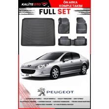 Peugeot 407 Sedan 2005 Model 4d Bagaj ve Pro Serisi Havuzlu Paspas Takımı
