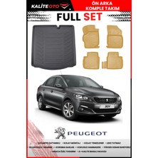 Peugeot 301 2018 Model 4d Bagaj ve Pro Serisi Havuzlu Bej Paspas Takımı