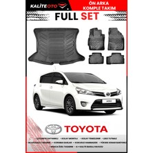 Toyota Verso 2011 Model 4d Bagaj ve Pro Serisi Havuzlu Paspas Takımı