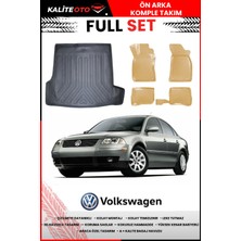 Volkswagen Passat B5 2004 Model 4d Bagaj ve Pro Serisi Havuzlu Bej Paspas Takımı
