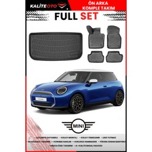 Mini Electric Cooper Se (F56) 2024 Model 4d Alt Bagaj ve Pro Serisi Havuzlu Paspas Takımı