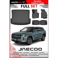 Jaecoo 7 Kalın Stepne 2023 Sonrası 4d Bagaj ve Pro Serisi Havuzlu Paspas Takımı