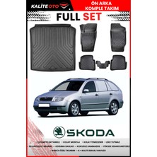 Skoda Fabia Station Vagon 2001 Model 4d Bagaj ve Pro Serisi Havuzlu Paspas Takımı
