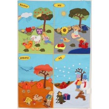 Edutoys MEVSİMLER PANOSU (CIRTCIRTLI)