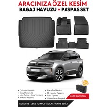 Citroen C5 Aircross 2024 Model Alt Bagaj Havuzu+Paspas Full Takım+Hediyeli