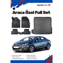 Opel Astra J Sedan 1,4 2022 Model Yumuşak Paspas+Bagaj Havuzu Seti