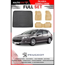 Peugeot 407 Station Vagon 2003 Model 4d Bagaj ve Pro Serisi Havuzlu Bej Paspas Takımı