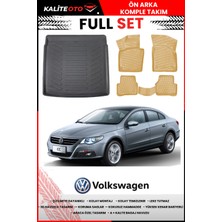 Volkswagen Passat cc 2008 Model 4d Bagaj ve Pro Serisi Havuzlu Bej Paspas Takımı