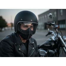 MTNdizlik Mtn Motsiklet Sürücü Yüz Maskesi , Motosiklet Deri Aksesuar ,harley, Chopper ,custom