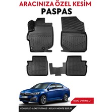 Citroen C-Elysee 2021 Model Araca Özel Havuzlu Paspas Takım