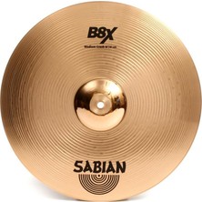 Sabian 41608X B8X Medium Crash 16 Inç Davul Zili (Başlangıç/orta Seviye) | Saf B8 Bronz, Dengeli Sürdürülebilirlik (Sustain) ve Çok Yönlü Kullanım