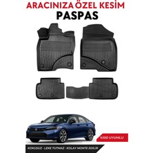 Honda Civic Sedan 2022-2023-2024-2025 Model Araca Özel Havuzlu Paspas Takım