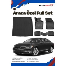 Volvo S90 2017 Model Yumuşak Paspas+Bagaj Havuzu Seti