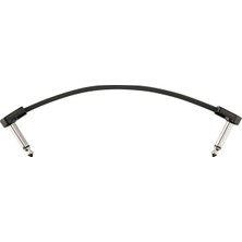 Fender 0990825006 Blockchain Patch Kablosu Seti (50 Adet - Siyah) | Pedalboard Kurulumları Için Toplu Paket Esnek ve Dayanıklı