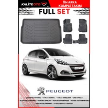 Peugeot 208 2012-2019 4d Bagaj ve Pro Serisi Havuzlu Paspas Takımı