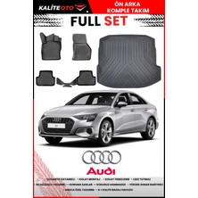 Audi A3 Sedan 2023 Model 4d Bagaj ve Pro Serisi Havuzlu Paspas Takımı