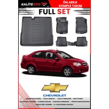 Chevrolet Aveo Sedan 2015 Model 4d Bagaj ve Pro Serisi Havuzlu Paspas Takımı