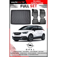 Opel Crossland x 2017-2020 4d Üst Bagaj ve Pro Serisi Havuzlu Paspas Takımı