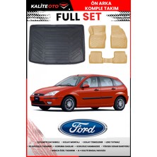 Ford Focus 1 Hatchback 1998 Model 4d Bagaj ve Pro Serisi Havuzlu Bej Paspas Takımı