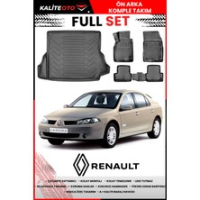 Renault Laguna 2 2004 Model 4d Bagaj ve Pro Serisi Havuzlu Paspas Takımı
