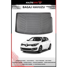 Renault Megane 3 Hatchback 2009-2016 4d Bagaj Havuzu Araca Özel Birebir Uyumlu Kokusuz