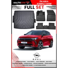 Opel Grandland 2018-2019-2020-2021-2022-2023-2024 Model Üst Bagaj Havuzu+Paspas Takımı Full Set