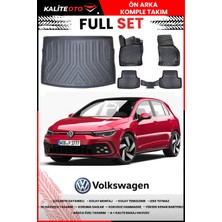 Volkswagen Golf 8 2020 Sonrası 4d Üst Bagaj ve Pro Serisi Havuzlu Paspas Takımı