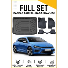 Volkswagen Scirocco 2012 Model Birebir Uyumlu Bagaj Havuzu+Paspas Seti
