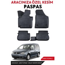 Volkswagen Caddy 2008 Model Araca Özel Havuzlu Paspas Takım