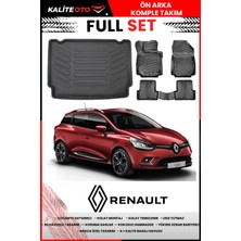 Renault Clio 4 Sporttourer 2019 Model 4d Alt Bagaj ve Pro Serisi Havuzlu Paspas Takımı