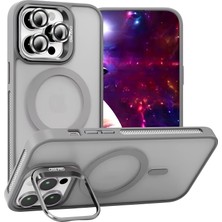 Velvoria iPhone 13 Pro 6.1" Cyrenn Magsafe Kılıf + Lens Koruyucu Titanyum Grisi